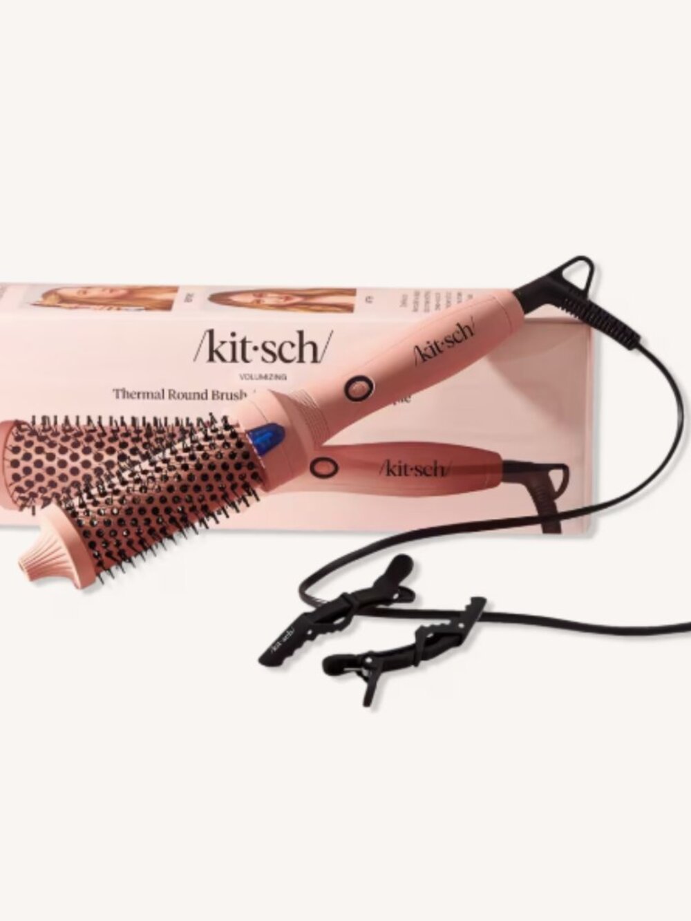 Kitsch Medium Thermal Round Brush in Pink